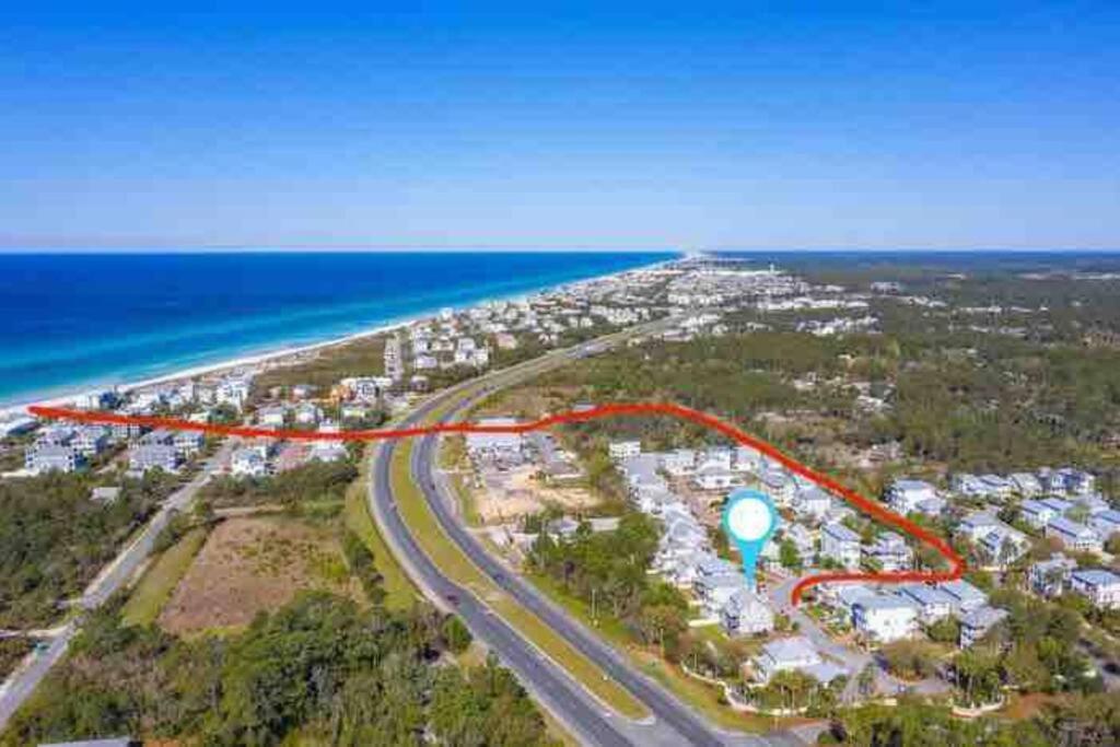 Inlet Beach 30A Coastal Home Walk To Beach, Lake & Pool מראה חיצוני תמונה